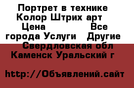 Портрет в технике “Колор-Штрих-арт“ › Цена ­ 250-350 - Все города Услуги » Другие   . Свердловская обл.,Каменск-Уральский г.